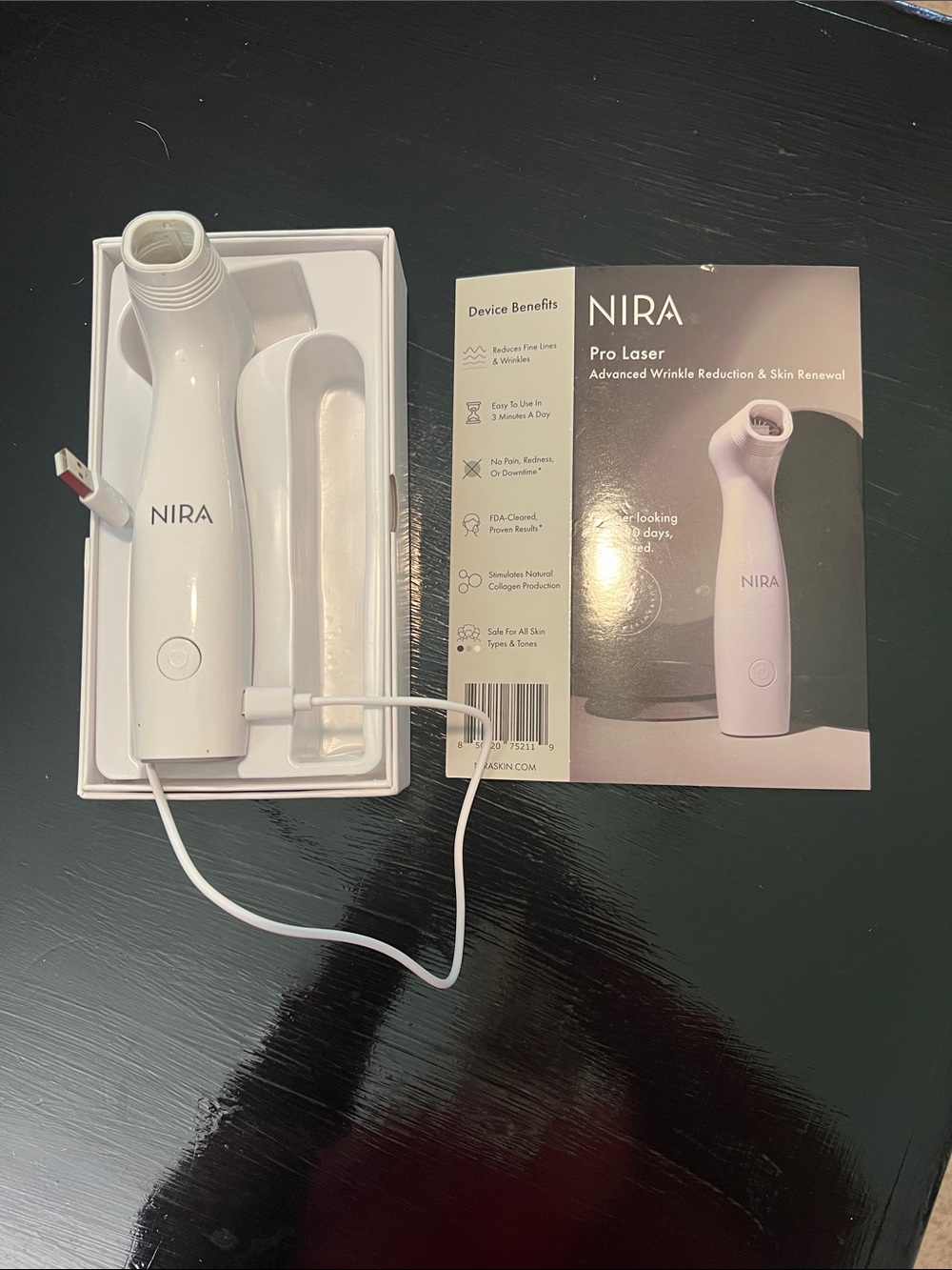 NIRA Pro Laser Skincare Device - White